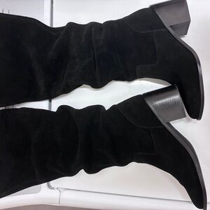 Kelsi Dagger Black Heeled Boots